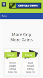 Mobile Screenshot of gorilla-grips.com